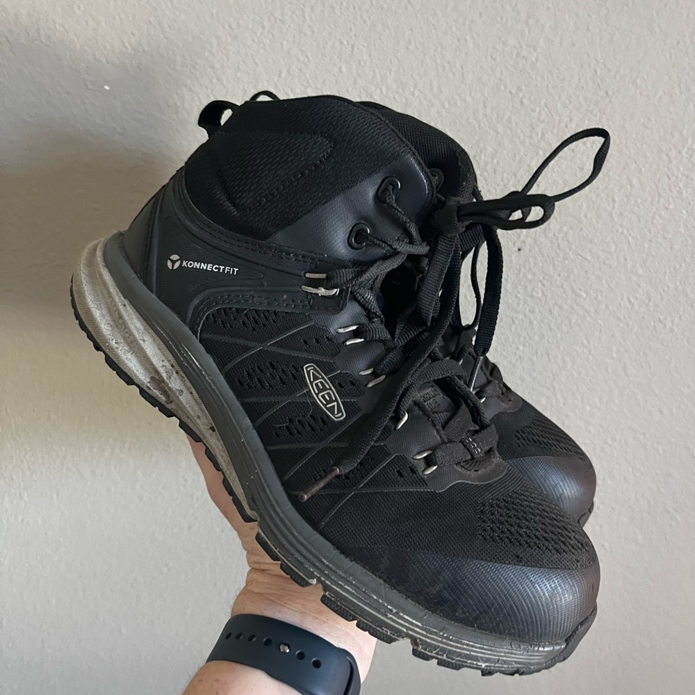 KEEN Utility Vista Energy Mid Carbon-Fiber Toe Work Boots size 8m ATSM F2413-18‎
